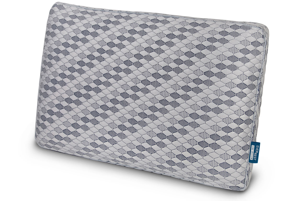 Diamond Ice Classic Pillowcase - Cooling Gel Foam - Ventilation Holes - Feels Like Silk- EverRest Live Better