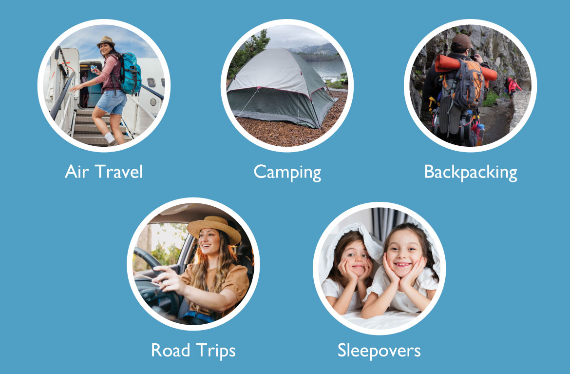 Travel Pillow - Washing Specifications - TR-116 - Roll-up Memory Foam Pillow - supportive - EverRest Live Better