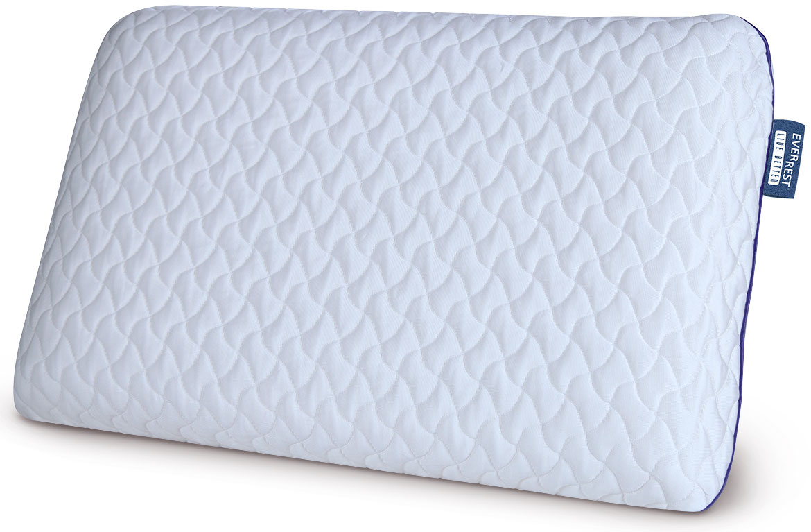 Cool-to-the-touch Memory Foam Pillow - Breathable Memory Foam - EverRest Live Better