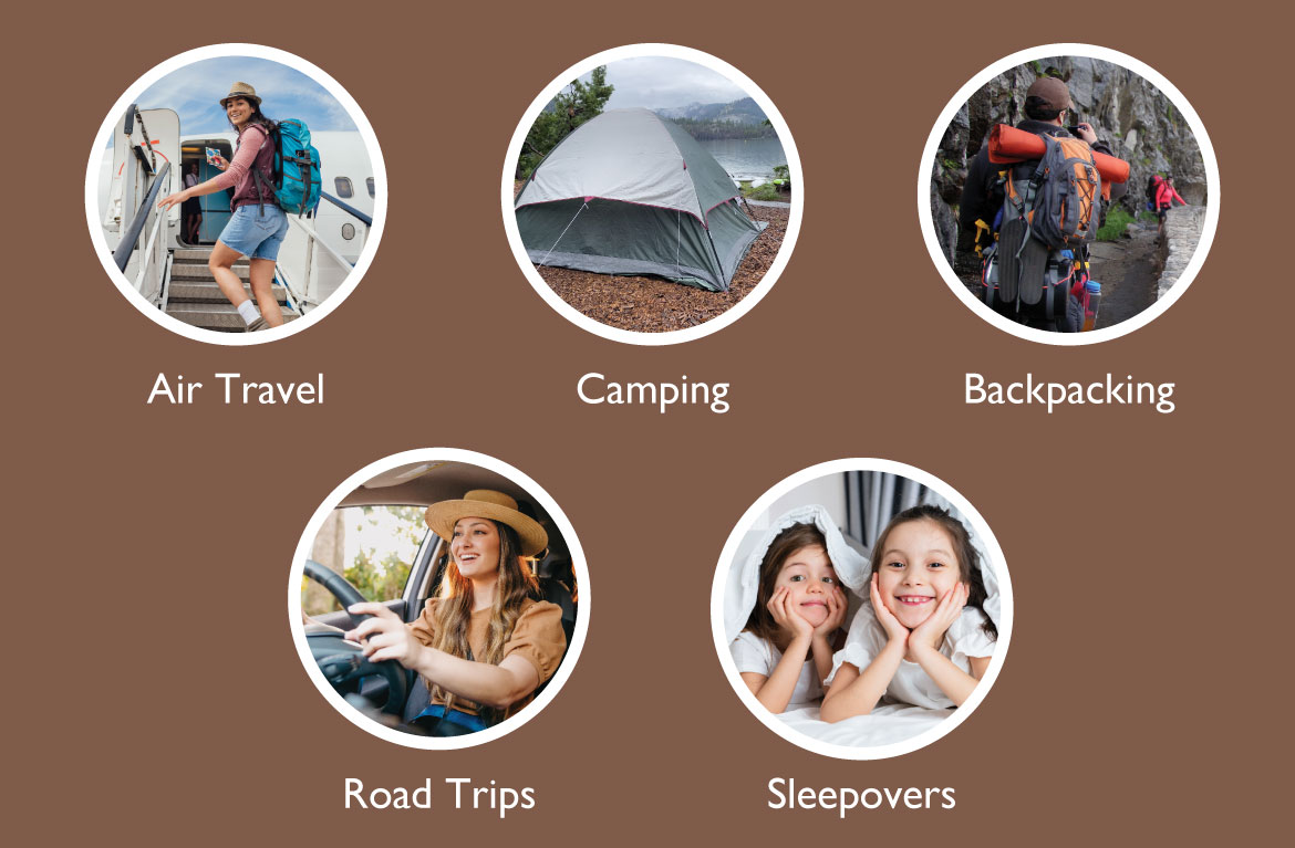 Travel Pillow - Washing Specifications - TR-118 - Roll-up Memory Foam Pillow - supportive - EverRest Live Better