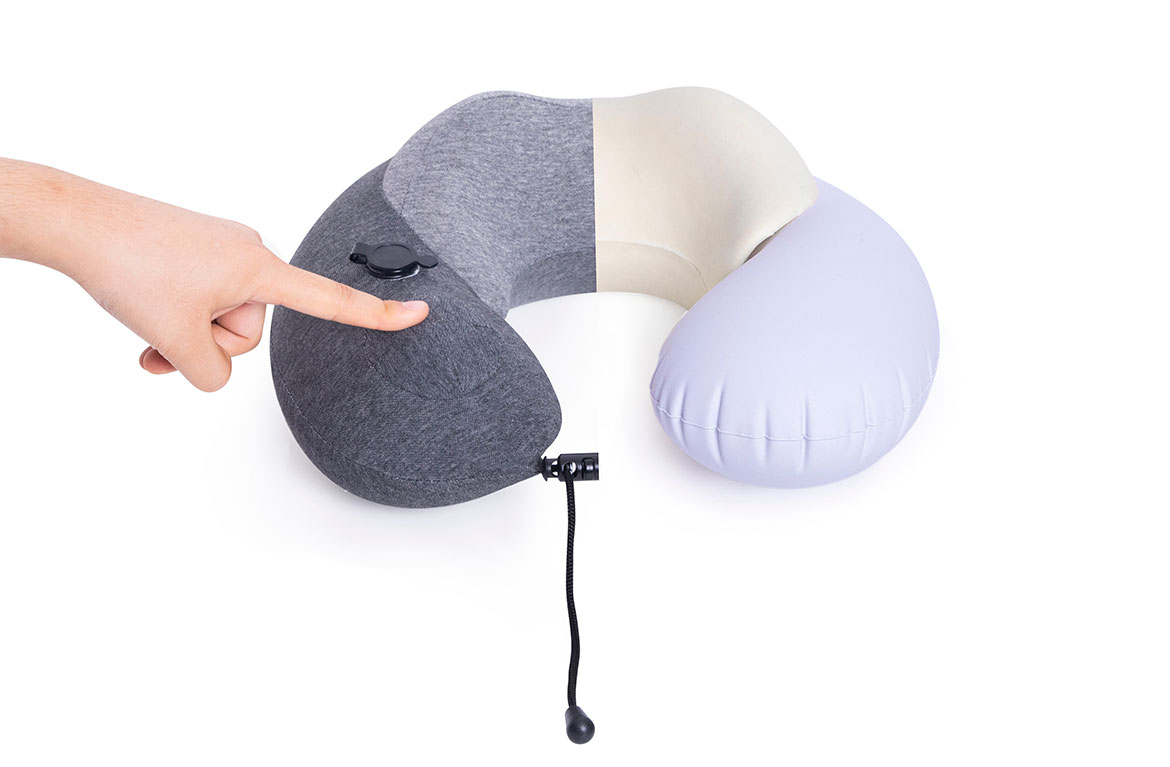 Inflatable Neck Pillow - Travel Bag - TR-121 - Inflatable Neck Pillow – Memory Foam Pillow - EverRest Live Better
