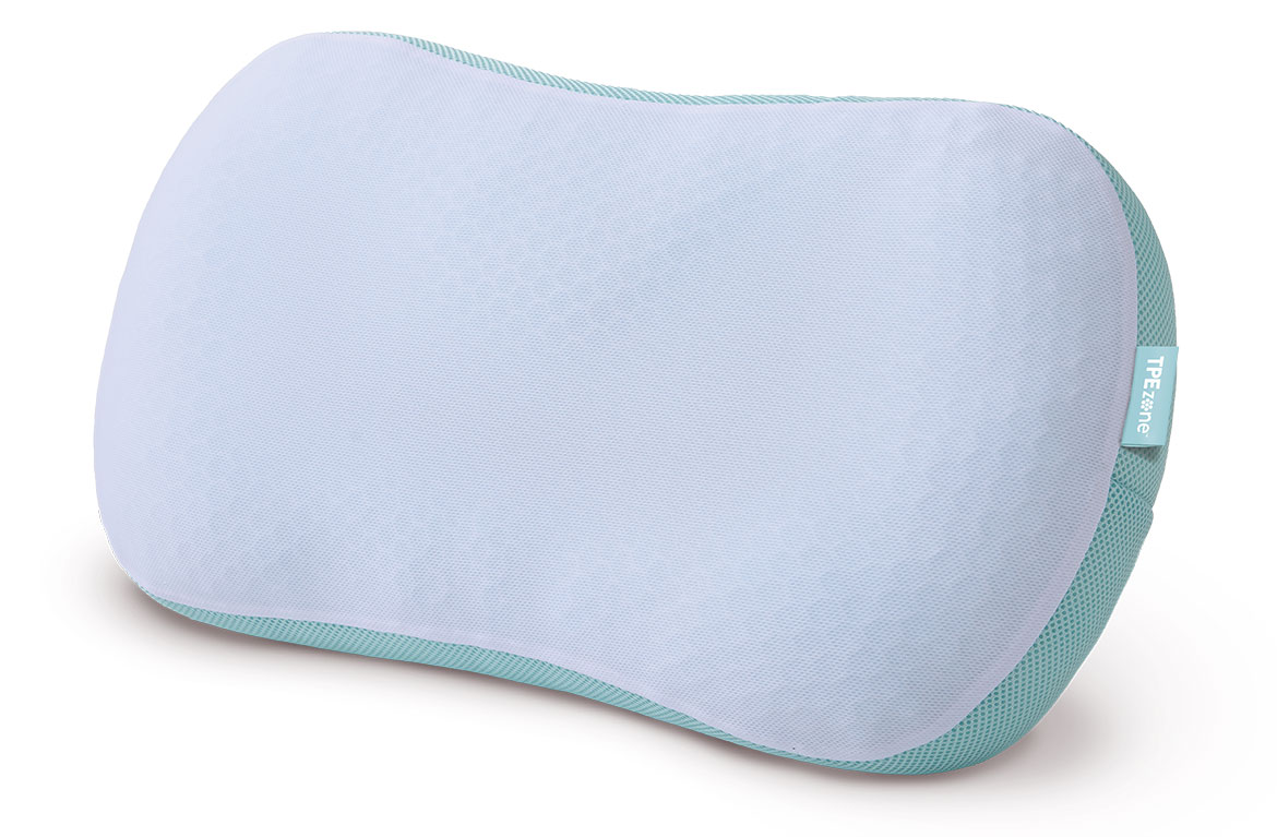 TPE 하이브리드 베개 - 조절형 메모리폼 베개 - TPE 그리드 하이브리드 - 압력 분산 베개 - 세척 가능한 커버 - 조각 메모리폼 충전재 - EverRest Live Better